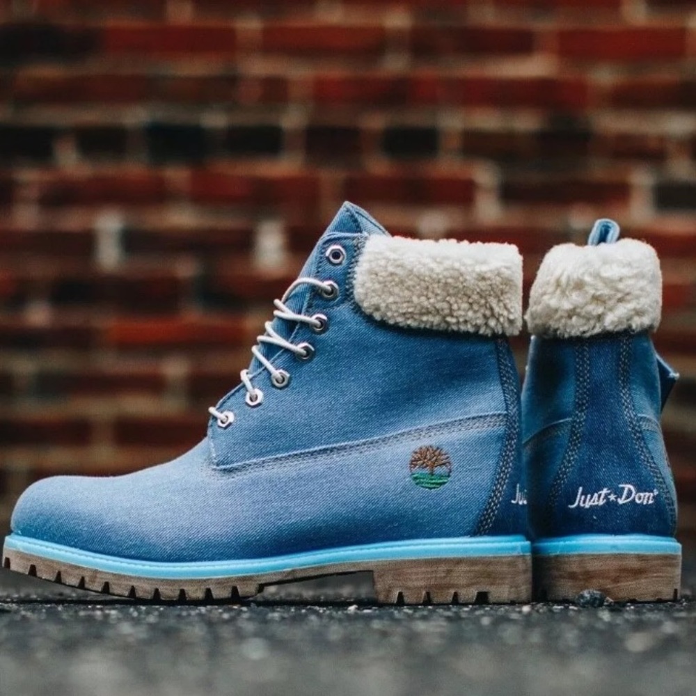 TIMBERLAND X JUST DON 6-INCH PREMIUM DENIM BOOTS